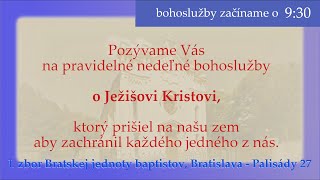 Nedeľná bohoslužba 15 12 2024 [upl. by Nerw]