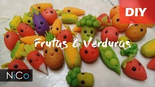 Frutas amp Verduras de Porcelana Fria  Tutorial Facil [upl. by Hpesojnhoj874]