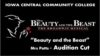 Beauty and the Beast  Mrs Potts Audition Cut [upl. by Tierza592]