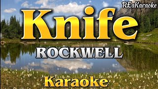 KNIFE  Rockwell  Karaoke reakaraoke [upl. by Eenahpets]