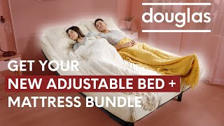 Douglas®  Adjustable Bed  Mattress Bundle [upl. by Hannasus]