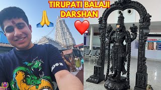 FINALLY TIRUPATI BALAJI KE DARSHAN KARLIYE  🙏❤️ [upl. by Maddock385]