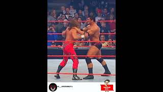 Goldberg Shawn Michaelsamp Rob Van Dam vs Batista Randy Orton ampKane Raw Dec 1 2003 [upl. by Nurav]