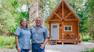 Retired Couple Built This Tiny Home On a Budget  7k Cost [upl. by Luaped]