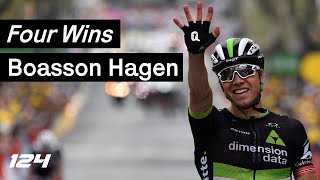 Edvald Boasson Hagens Four Biggest Wins  FOUR WINS [upl. by Doowron]