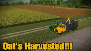 Millstown Solo Episode 1 Oats Harvested amp Loading Straw FS22 PS5 [upl. by Marguerie364]