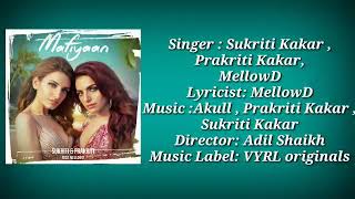 Mafiyaan Song Lyrical Video [upl. by Anitnamaid782]