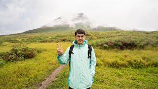 Naik Gunung Berapi yang Baru Meletus Berastagi Indonesia [upl. by Stanleigh339]