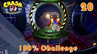 Crash Bandicoot NSane Trilogy 20 Jetpack 100 Challenge [upl. by Vilberg]