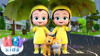 Rain Rain Go Away song  more Nursery Rhymes amp Kids Songs ☂️ HeyKids [upl. by Ardnola]