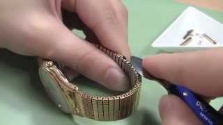 Watch Band Adjusting  How to Remove UClip Expansion Links [upl. by Redla]