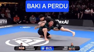 Défaite Baki Chamsoudinov vs OWEN LIVSEY en grappling [upl. by Hameean]