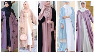 best abaya style Open Front Abaya Kaftan Abaya Colorful Abaya Modern Abaya Trending style [upl. by Nirrep]