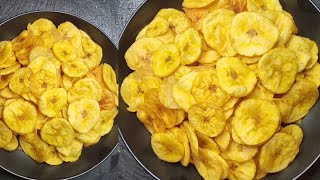 HOW TO MAKE GOLDEN PLANTAIN CHIPS FOR COMMERCIAL USE PLANTAIN CHIPS RECIPE chips plantainchips [upl. by Dorry679]