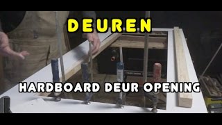 Timmertip 674 Een glasopening maken in een hard board deur1 [upl. by Alisun]