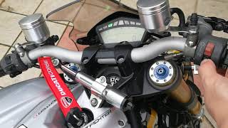 Ducati Streetfighter 1098 Termignoni exhaust [upl. by Aicilyhp5]