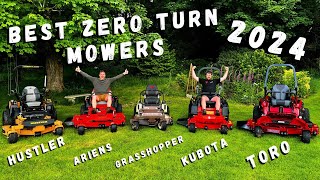 The Best Commercial ZERO TURN Mowers in 2024  TESTED [upl. by Atinrahs318]