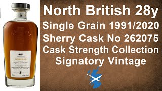 North British 28 year old Single Grain Sherry Butt Single Grain Whisky Review from WhiskyJason [upl. by Blanchard889]