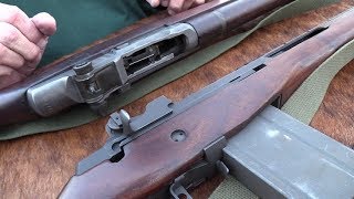 M1 Garand vs M14  M1A [upl. by Lorac]