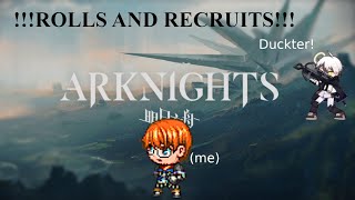 Rolls and Recruits What will Arknights deliver me today [upl. by Sibbie]