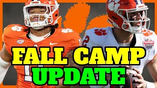 Clemson Football Update  Fall Camp Position Battles Recruiting [upl. by Chung]