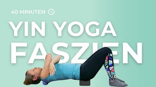 Yin Yoga amp Faszienmassage für Rücken Schultern Nacken MyoYin [upl. by Eada]