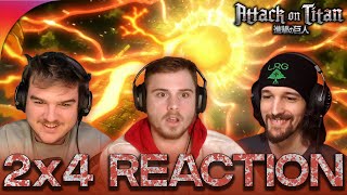 Attack On Titan 2x4 Reaction quotSoldierquot [upl. by Manny]