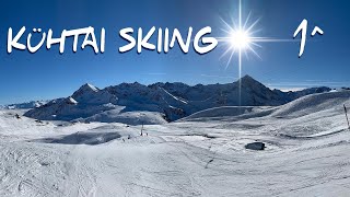 Kühtai Skigebiet ❄️ Skiing in Austria 🔆 Skifahren in Tirol Innsbruck [upl. by Einnad]