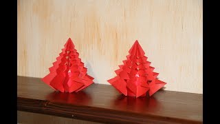 Tutorial Albero di Natale con la carta  Mammaebambiniit [upl. by Anialam]