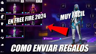 CÓMO ENVIAR REGALOS EN FREE FIRE ✅ [upl. by Anwahsak]