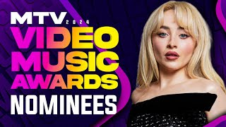 MTV VMAs 2024 Nominees  MTV Video Music Awards 2024 [upl. by Tisdale]