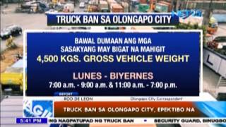 Truck ban sa Olongapo City [upl. by Pratt]