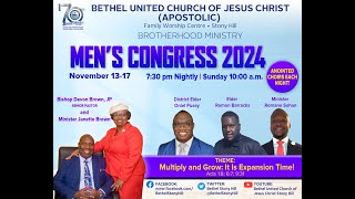 BUC Stony Hill  Mens Congress 2024 Night 1 Nov 13 2024 [upl. by Yejus]