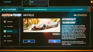 Cyberpunk 2077  Purchasing The Rayfield Aerondight Guinevere [upl. by Anaiviv]