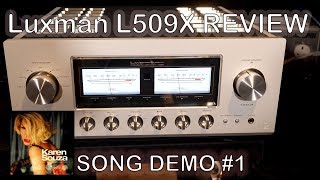 Luxman L509X Integrated HiFi Amplifier Review Song Demo  Chord Qutest KEF Reference JPlay [upl. by Gabriele]