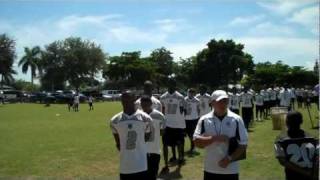 FOOTBALLVILLE 1 Florida City RAZORBACKS vs Palmetto RAIDERS 165 LB [upl. by Silverts]