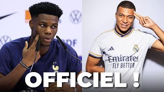 Aurélien Tchouameni Annonce l’arrivée de Kylian Mbappé au Real Madrid OFFICIEL [upl. by Eissolf561]