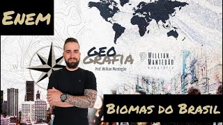 GEOGRAFIA PARA O ENEM  DOMÍNIOS MORFOCLIMÁTICOS BRASILEIROS AULA 09 [upl. by Flemings]