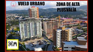 San Salvador 2021 VUELO URBANO SAN BENITO ZONA DE PLUSVALÍA DRONE VIEW [upl. by Adnyleb]