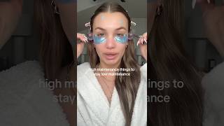 the BEST high maintenance tips to stay low maintenance 🤍✨ highmaintenance selfcareroutine grwm [upl. by Ordnaxela777]