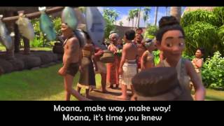 Moana Where you are lyrics [upl. by Annaiviv]