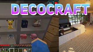 DECOCRAFT MOD para MINECRAFT PE 114 116 [upl. by Nothgierc229]