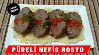 Rosto nasıl yapılır  Patates püreli dana rosto tarifi [upl. by Leamiba]