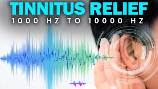 TINNITUS RELIEF Can You HEAR the Difference at 1000 to 10000 Hz [upl. by Nnylirak154]