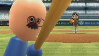 wii sports baseball playoffs raging and funny moments [upl. by Jonme]