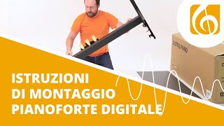 Istruzioni per il montaggio del Pianoforte digitale DP50 [upl. by Saber]