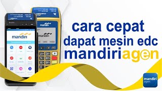 Bongkar trik cara cepat mendapatkan mesin edc mandiri agen  mandiriagen 07 [upl. by Llohcin679]