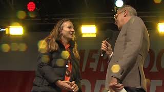 Femke Bol  huldiging in Amersfoort [upl. by Bove]