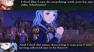 Fire Emblem Warriors Three Hopes  Marianne Saving Hilda Unique Dialogue [upl. by Ediva731]