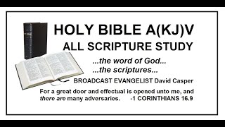 HOLY BIBLE AKJV STUDY—ALL SCRIPTURE—GENESIS 3 [upl. by Emelun911]